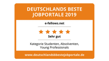 Siegel Deutschlands beste Jobbportale [Quelle: e-fellows.net]