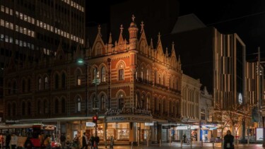 Adelaide bei Nacht