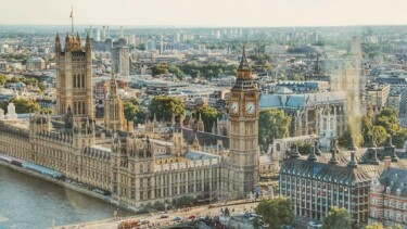 London, Palace of Westminster, Fluss, Brücke