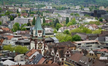 Kirchturm in Freiburg
