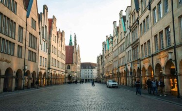 Einkaufsstraße in Münster