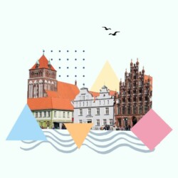 Das Stadtzentrum von Greifswald