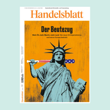 Ein Handy und eine Tablet, die jeweils die digitale Ausgabe von dem Handelsblatt auf dem Display zeigen.