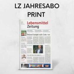 Darstellung der Printausgabe der Lebensmittel Zeitung.