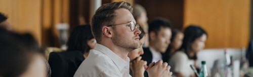 Studierende in einem Hörsaal