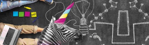Zebra mit Einhorn, Universität Bayreuth
