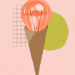 it case study beispiel Eiswaffel, mit einer Glühbirne statt der Eiskugel.