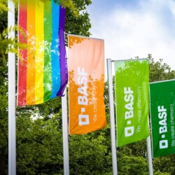 Flaggen, Regenboggenflagge, BASF