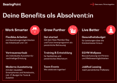Deine Benefits als Absolvent:in