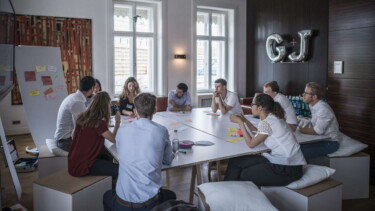 Das Gruner+Jahr-Team bei der Arbeit [© Bertelsmann]