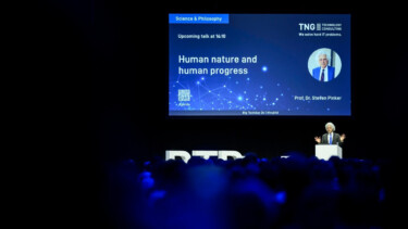 Vortrag Prof. Dr. Steven Pinker auf dem Big Techday