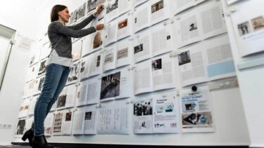 Zeitschriften an der Wand - Bildergalerie ZEIT