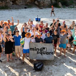 mindsquare Gruppenbild Strand