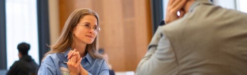 Webinarreihe von März bis Juli 2026 mit der ESMT Berlin zum Thema Master und MBA/EMBA-Studium.